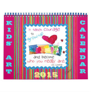 Calendario de arte infantil