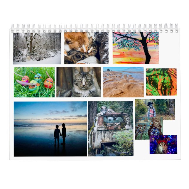 Calendario de Arte Infantil 2026 (Reverso)