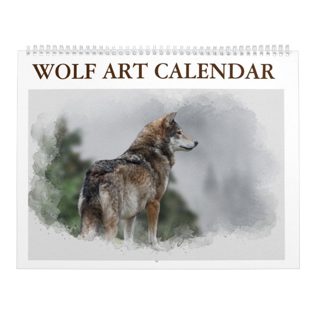 Calendario de arte lobo (Tapa)