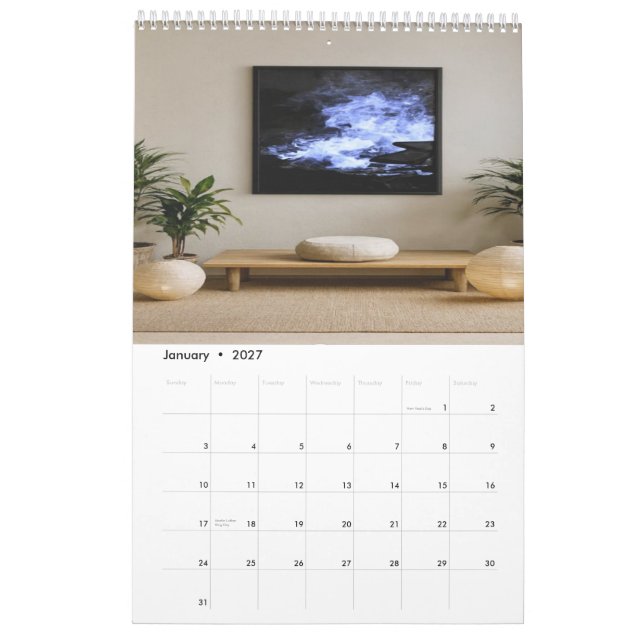 Calendario de Arte Meditativo (Jan 2027)