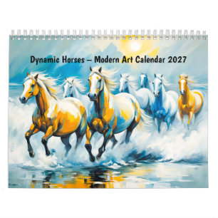 Calendario de Arte Moderno – Caballos Dinámicos