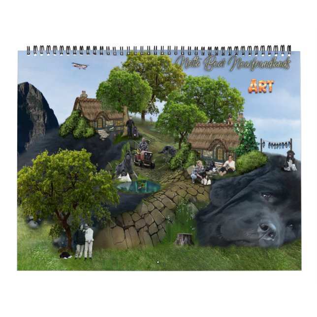 Calendario de arte notar oso (Tapa)