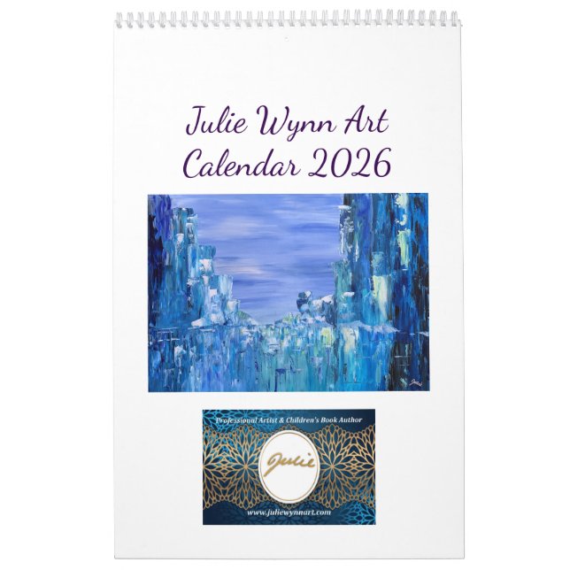 Calendario de arte nueva de Julie Wynn 2026 (Tapa)