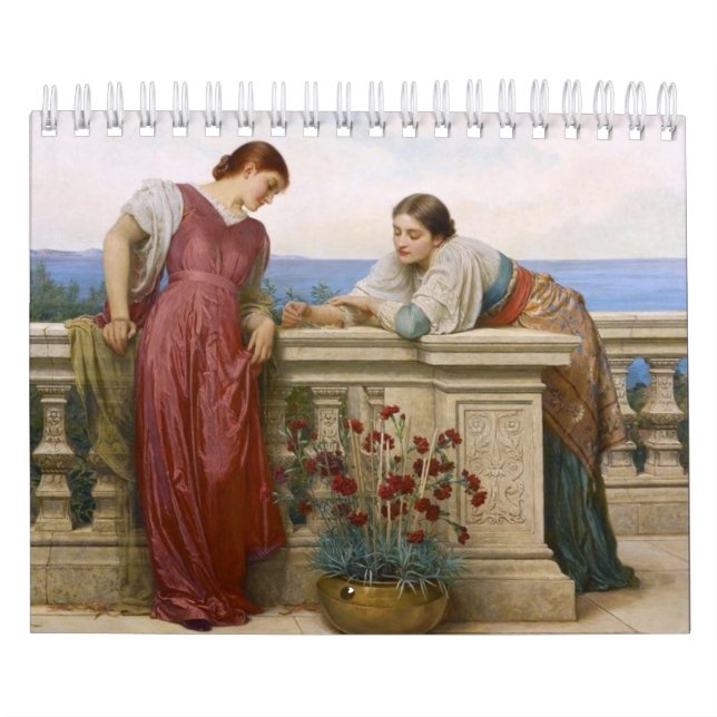 Calendario de arte pre-Raphaelite (Tapa)