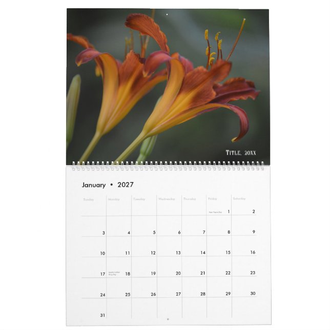 Calendario de arte promocional de ARTIST (Jan 2027)