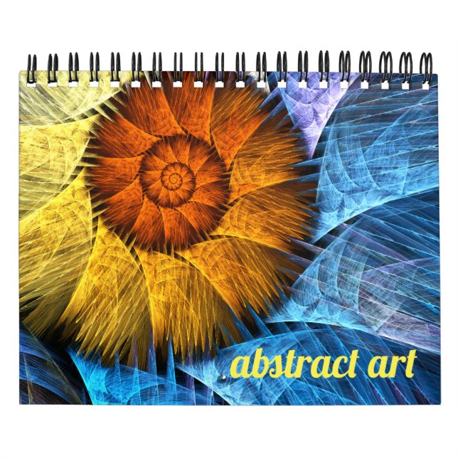 Calendario De Arte Resumen Moderno 2025 (Tapa)