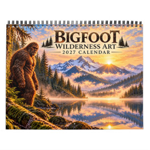 Calendario de Arte Salvaje de Bigfoot 2027