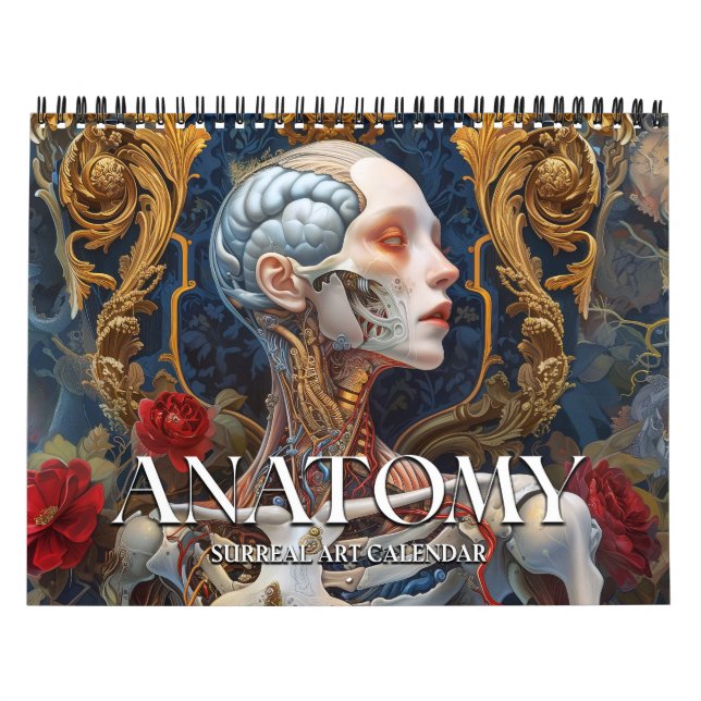Calendario de arte surrealista 2026 Anatomía 3 (Tapa)