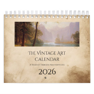 Calendario de Arte Vintage de la Naturaleza