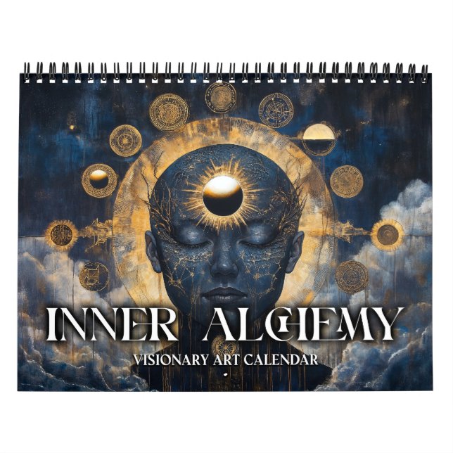 Calendario de Arte Visionario de Alquimia Interna  (Tapa)