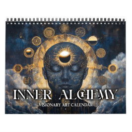 Calendario de arte visionario de alquimia interna 