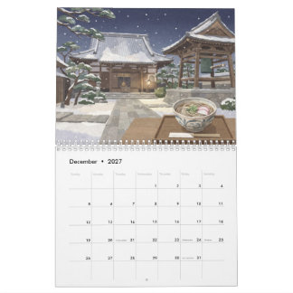 Calendario de Arte Washi de Tradiciones Estacional
