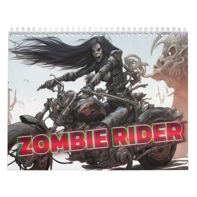 Calendario de Arte Zombie Rider (Tapa)