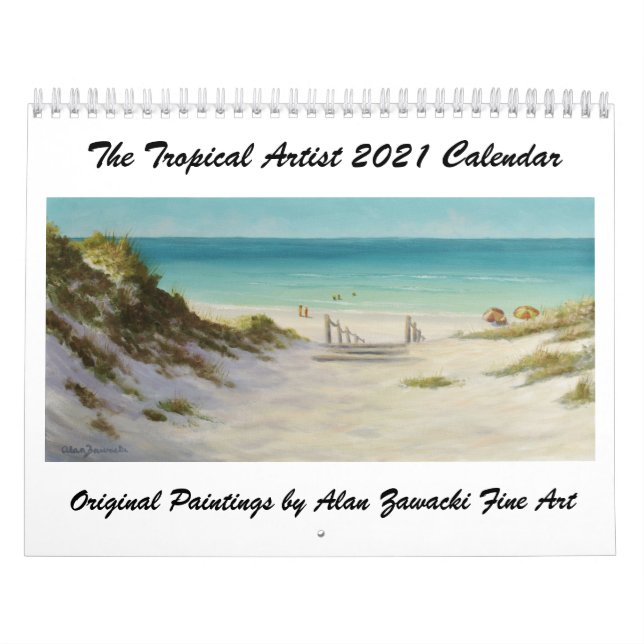 Calendario de Artistas Tropicales 2021 (Tapa)