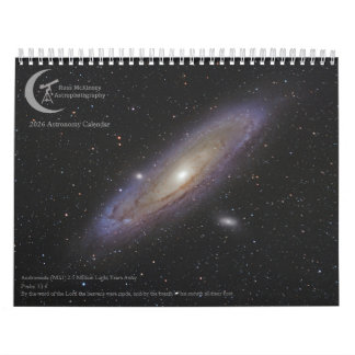 Calendario de Astrofotografía 2026 de Russ McKinne