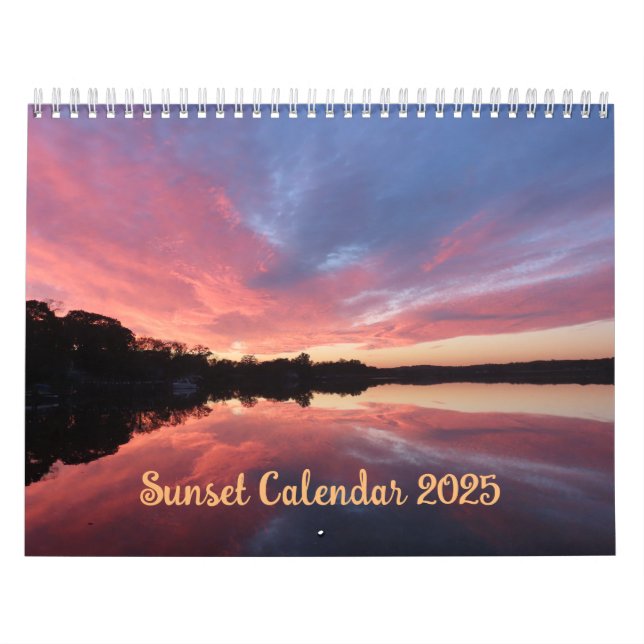 Calendario de atardecer de 2025 (Tapa)