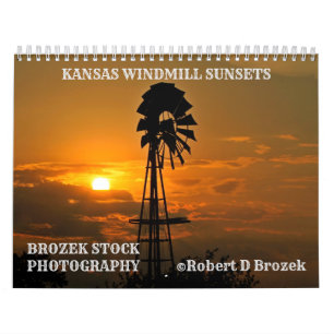 Calendario de atardeceres de viento de Kansas