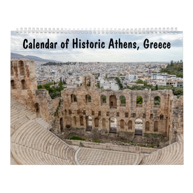 Calendario de Atenas y Grecia (Tapa)