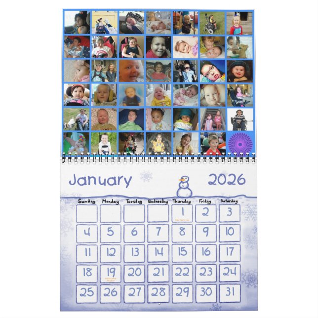 Calendario de Atrofia Muscular de la Espina (SMA)  (Jan 2026)