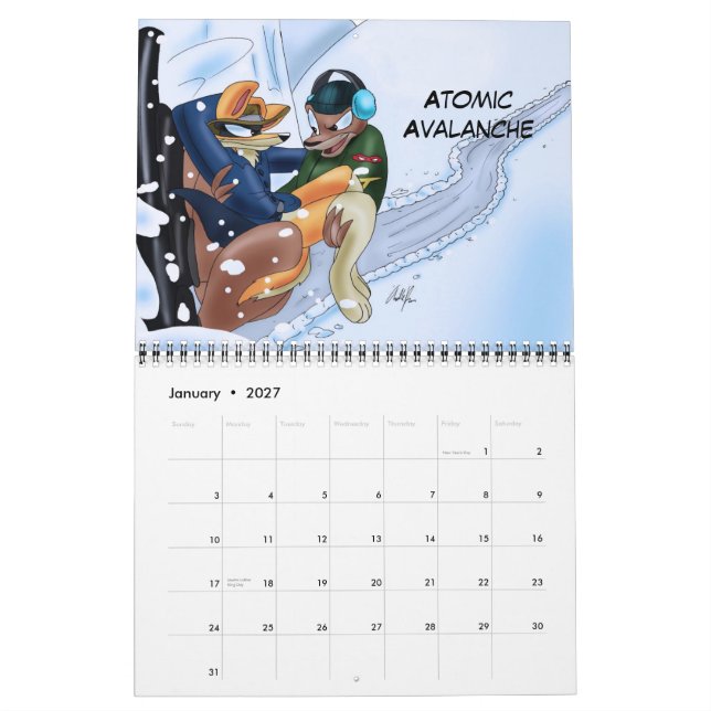 Calendario de AussieTracks 2008 (Jan 2027)