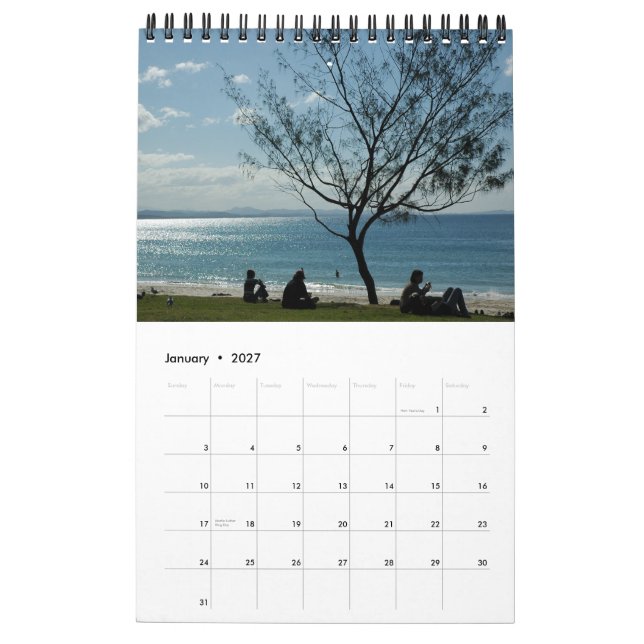 Calendario de Australia (Jan 2027)