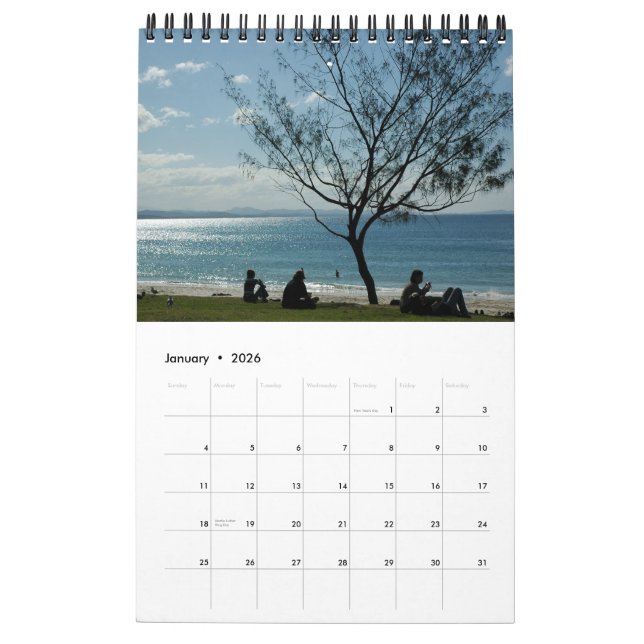 Calendario de Australia (Jan 2026)