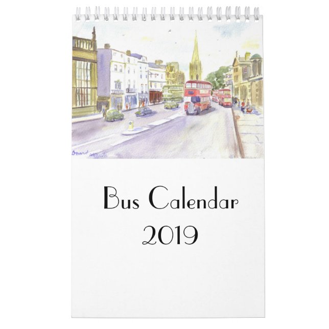 Calendario de autobuses 2019 (Tapa)