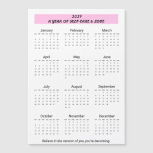 Calendario de autocuidado 2027