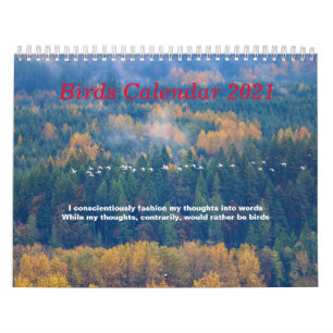 Calendario de aves 2020