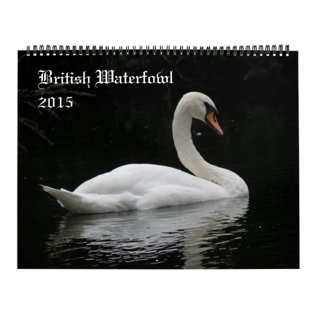 Calendario de aves acuáticas británicas 2015 (Tapa)