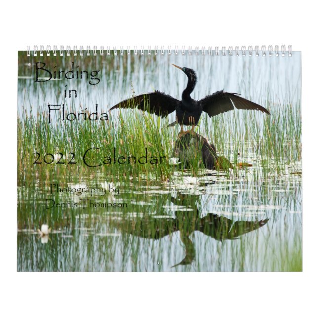 Calendario de Aves de 2022 en Florida (Tapa)