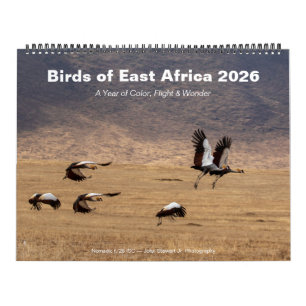 Calendario de Aves de África Oriental 2026