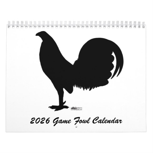 Calendario de aves de juego 2026 (Tapa)