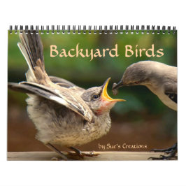 Calendario de aves de patio trasero