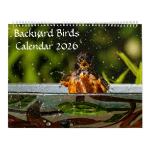 Calendario de aves de patio trasero 2025