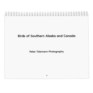 Calendario de aves del sur de Alaska y Canadá