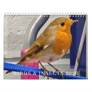 Calendario de aves e insectos 2026
