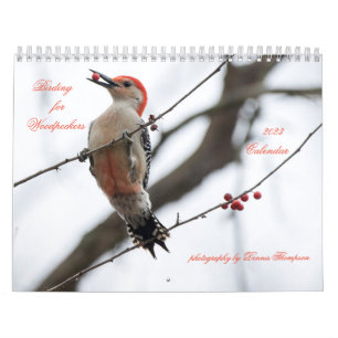 Calendario de aves para pájaros carpinteros de 202