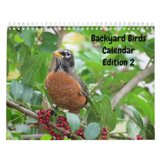 Calendario de aves traseras - Edición 2 (Tapa)