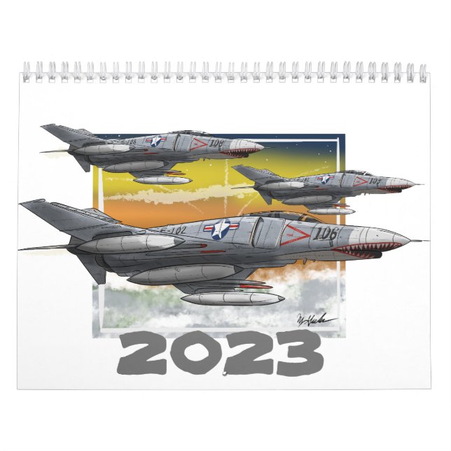 Calendario de Aviación Militar de 2023 (Tapa)