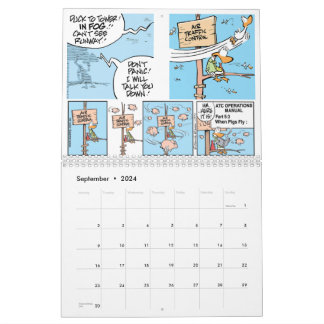 Calendario de aviación Personalizado piloto