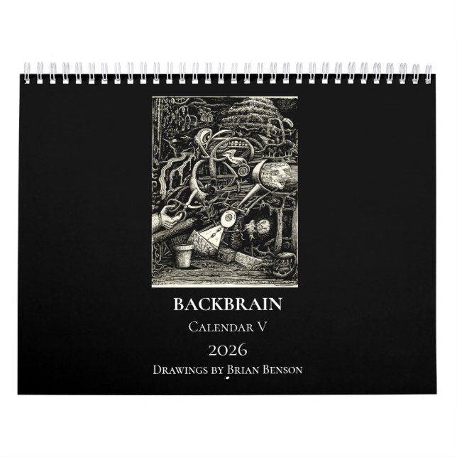 Calendario de Backbrain V, 2026, Doble Página, Med (Tapa)