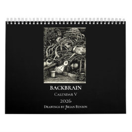 Calendario de Backbrain V, 2026, Doble Página, Med
