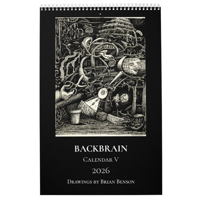Calendario de Backbrain V, 2026, Página Única (Tapa)