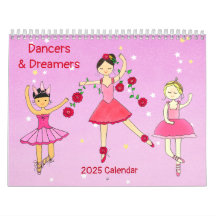 Calendario de bailarinas y soñadores 2025