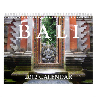 Calendario de Bali 2012