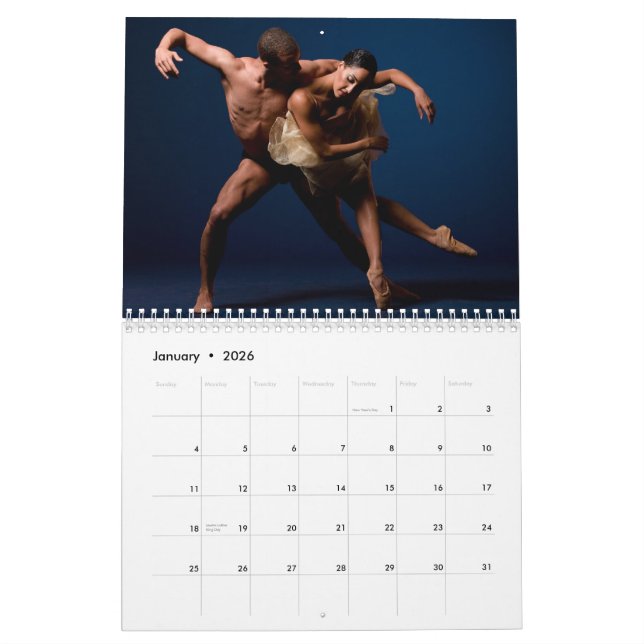 Calendario de ballet (Jan 2026)