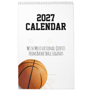 Calendario de Baloncesto 2027 Citas Inspiradoras 