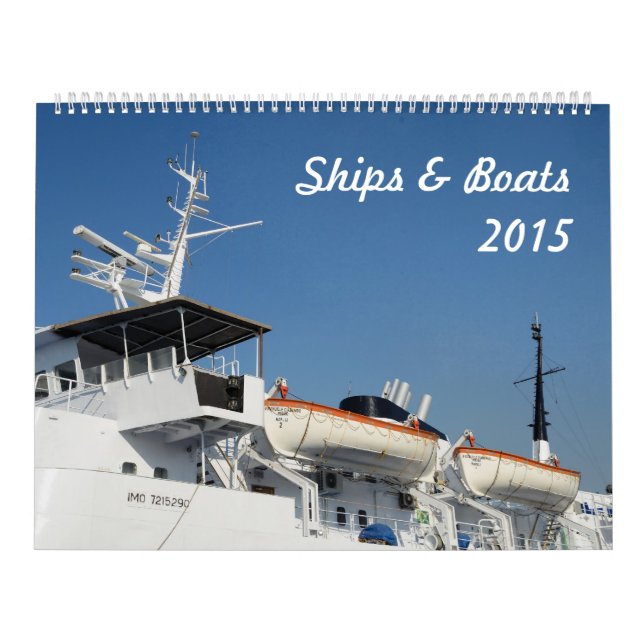 Calendario de barcos y barcos 2015 (Tapa)