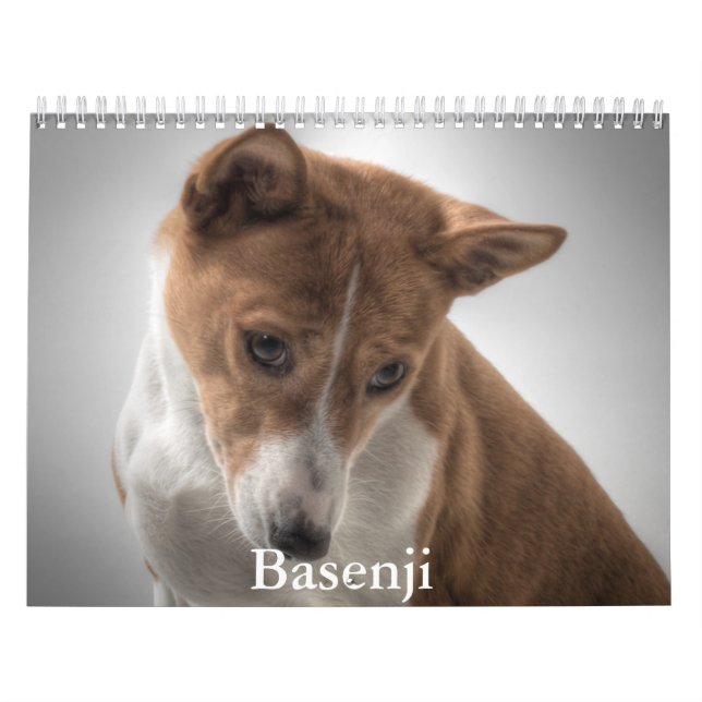 Calendario de Basenji (Tapa)